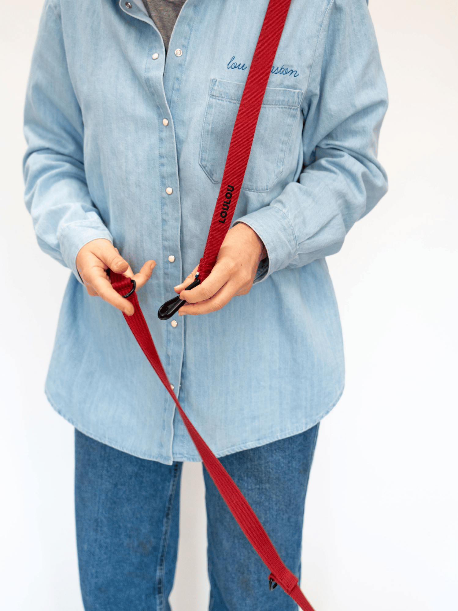 Laisse modulable Cerise