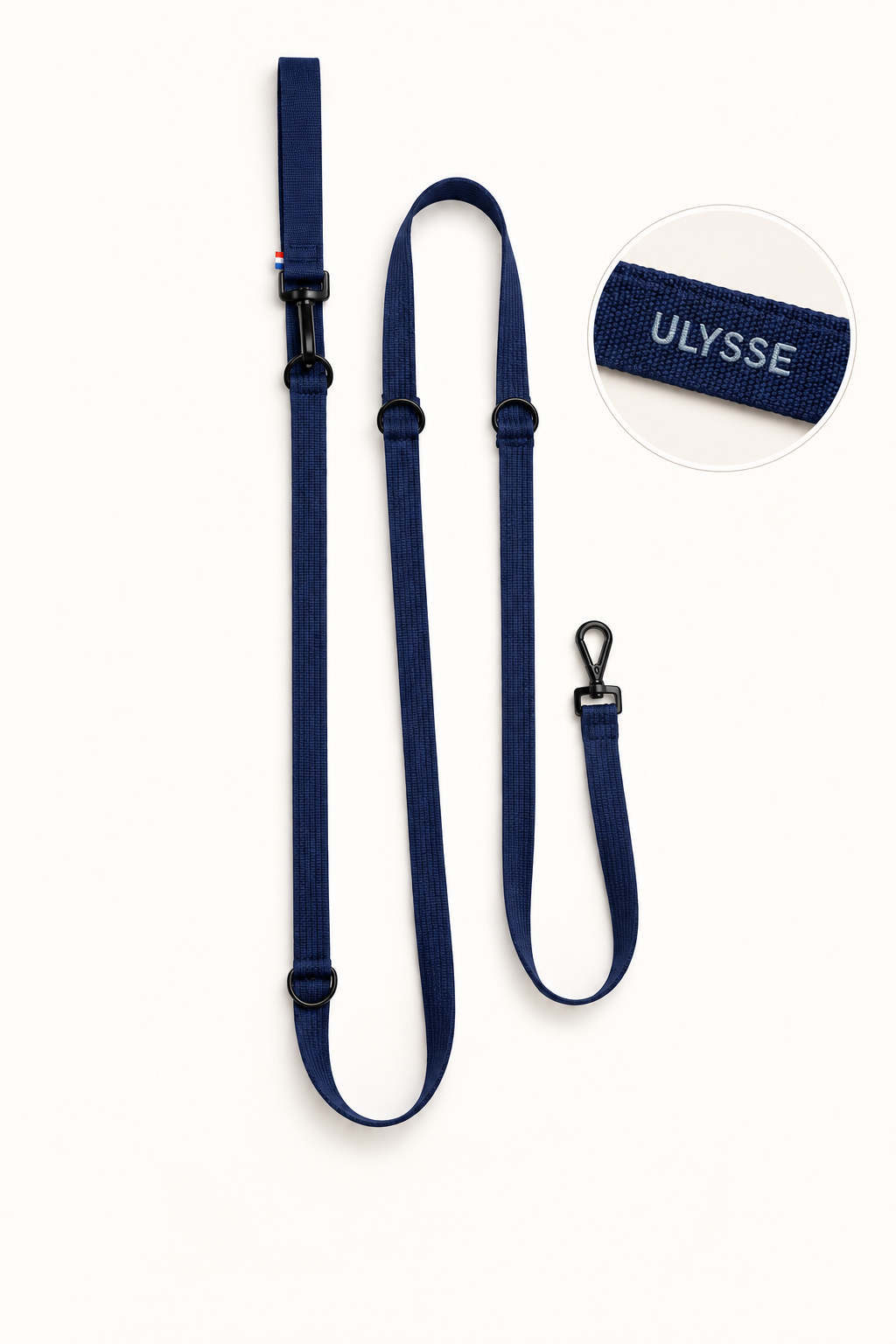Laisse modulable Bleue glacier
